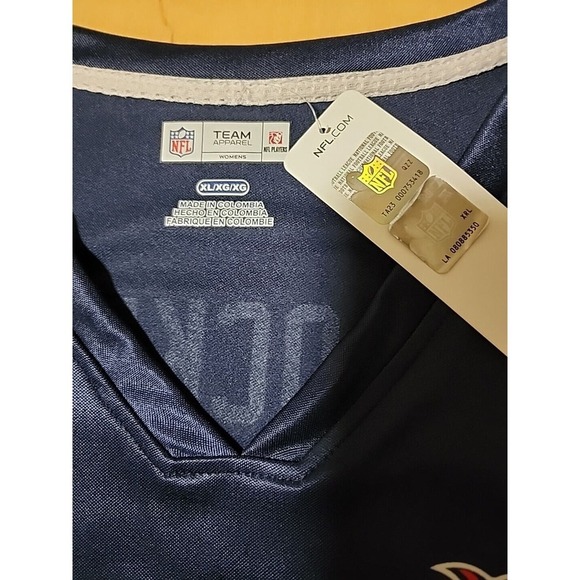 NWT Women's NFL Jersey Tennessee Titans #10 Jake Locker Navy XL - Picture 3 of 4